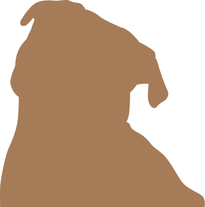 silhouette de chien